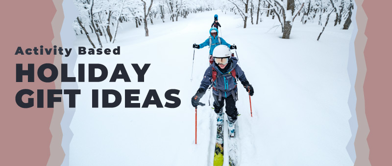 The Banner of Holiday Gift Ideas by Activity