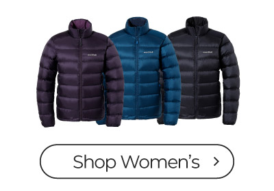Lineup of the Alpine Light Down Jacket Women's