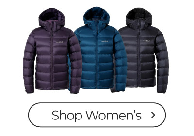 Lineup of the Alpine Light Down Parka Women's