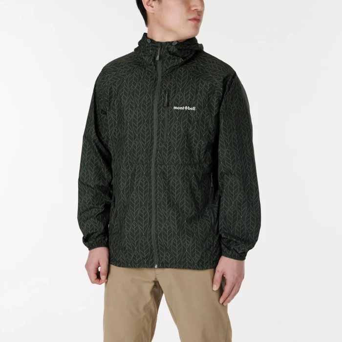Wind Blast Print Hooded Jacket Men's | Montbell Japan