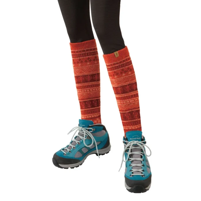 メリノウール ジャカード レッグウォーマー | Montbell Japan