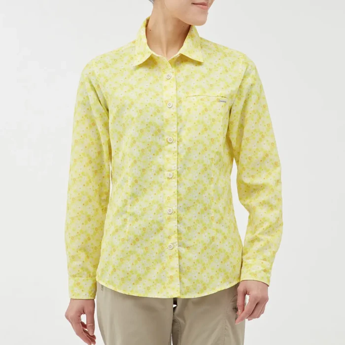 WIC.ライト プリント ロングスリーブシャツ Women's | Montbell Japan
