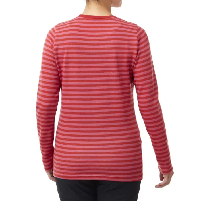 メリノウールプラスボーダーロングスリーブT Women's | Montbell Japan