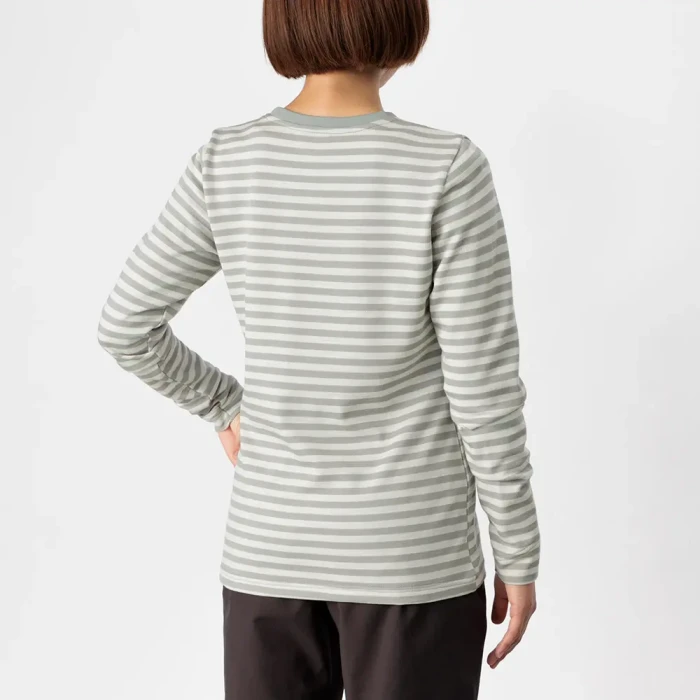 メリノウールプラスボーダーロングスリーブT Women's | Montbell Japan