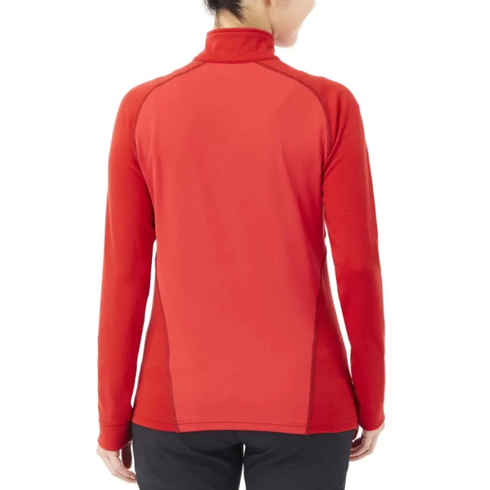 メリノウールプラスハイブリッドジップシャツ Women's