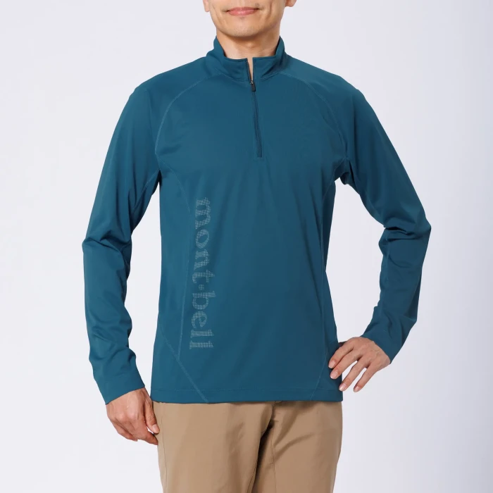 mont bell - mont-bell 長袖シャツ　ロングスリーブジップシャツ サイクール ロングスリーブジップシャツ Men's｜モンベル