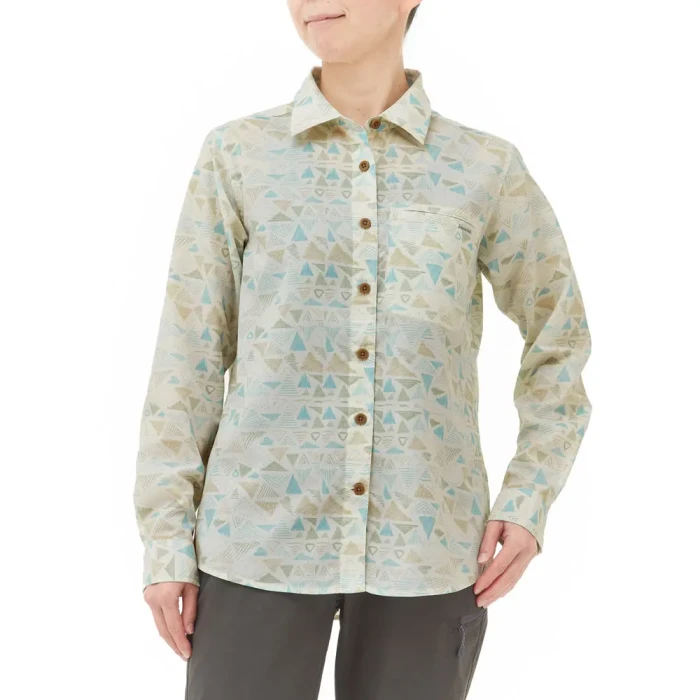 WIC.ライト プリント ロングスリーブシャツ Women's | Montbell Japan