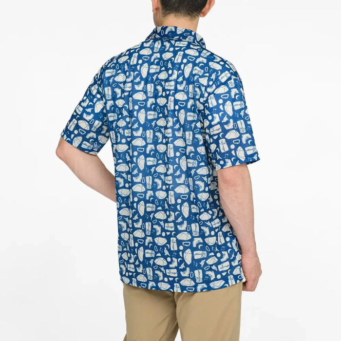DUSTCELL POP UP 「MONOLITH」開襟アロハシャツsize M クールメッシュ アロハシャツ Men's | Montbell Japan