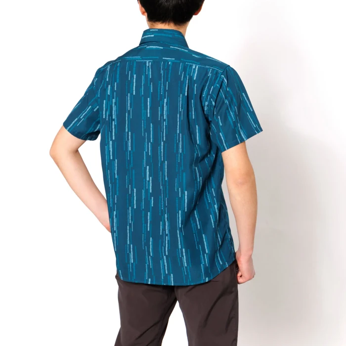 V TWELVE ターコイズ ショートスリーブシャツ V TWELVE ターコイズ ショートスリーブシャツ
