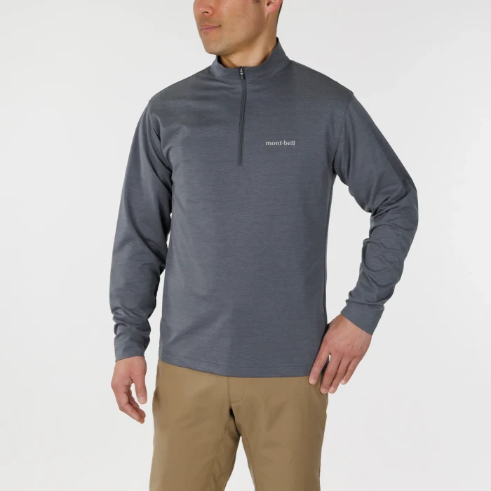 WIC.UVテクト ロングスリーブジップシャツ Men's | Montbell Europe