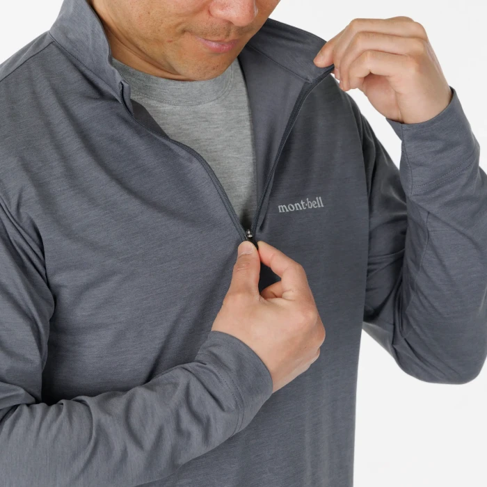Wickron UV-TECT Long Sleeve Zip Shirt Men's | Montbell Japan