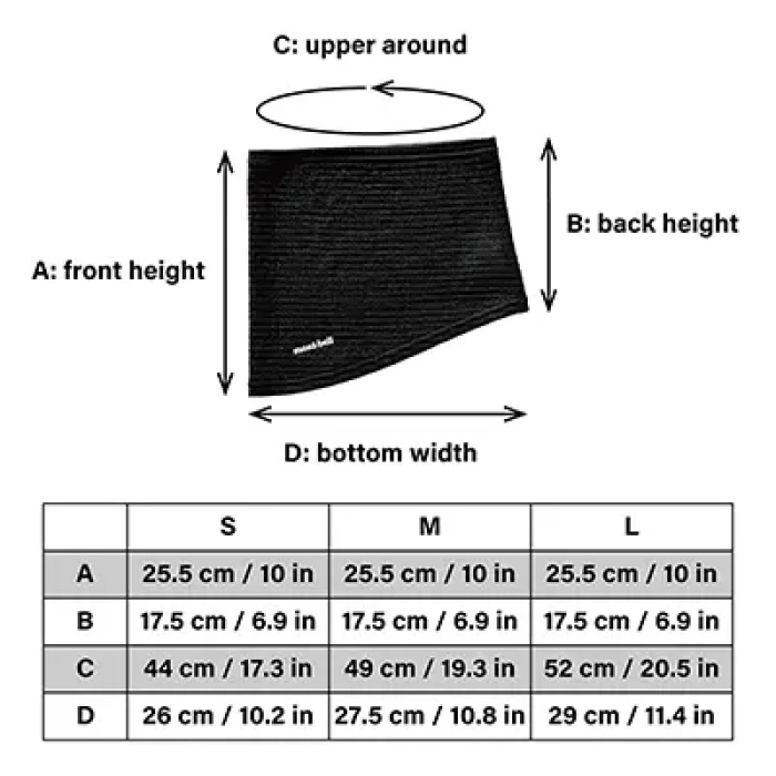 スーパーメリノウール EXP.ネックゲーター | Montbell Japan