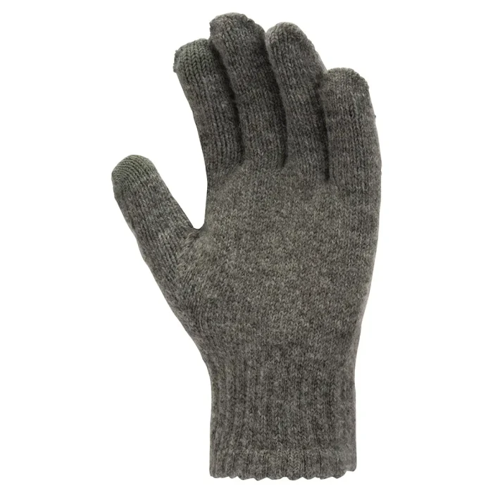 Gray wool gloves discount