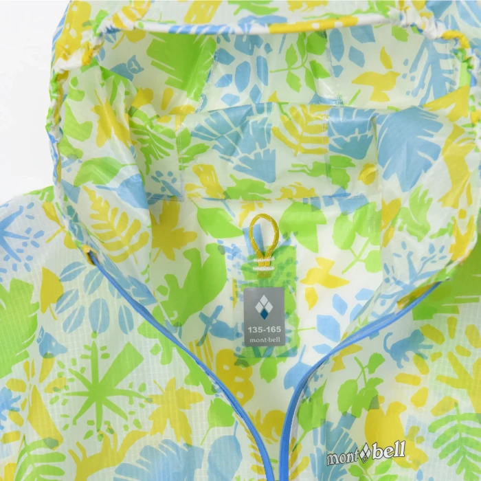 Print Trekking Rain Poncho Kid's 135-165 | Montbell Europe