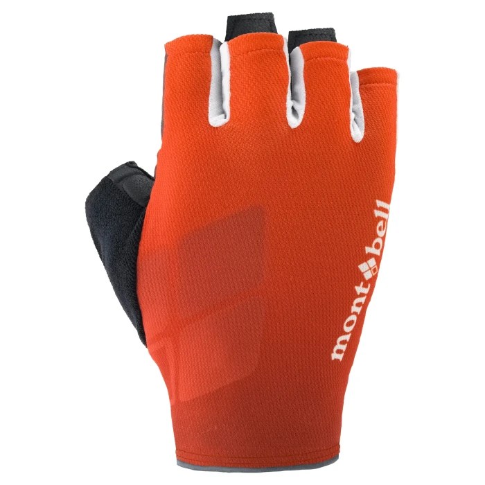 Wickron Cool Print Cycling Fingerless Gloves | Montbell Europe