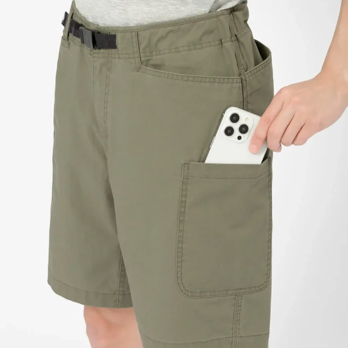 【KOOLOSET】Side Tuck Cotton Cargo Bermuda Pants Mens 3/4 Length Cargo Pants Shorts Baggy Summer Casual
