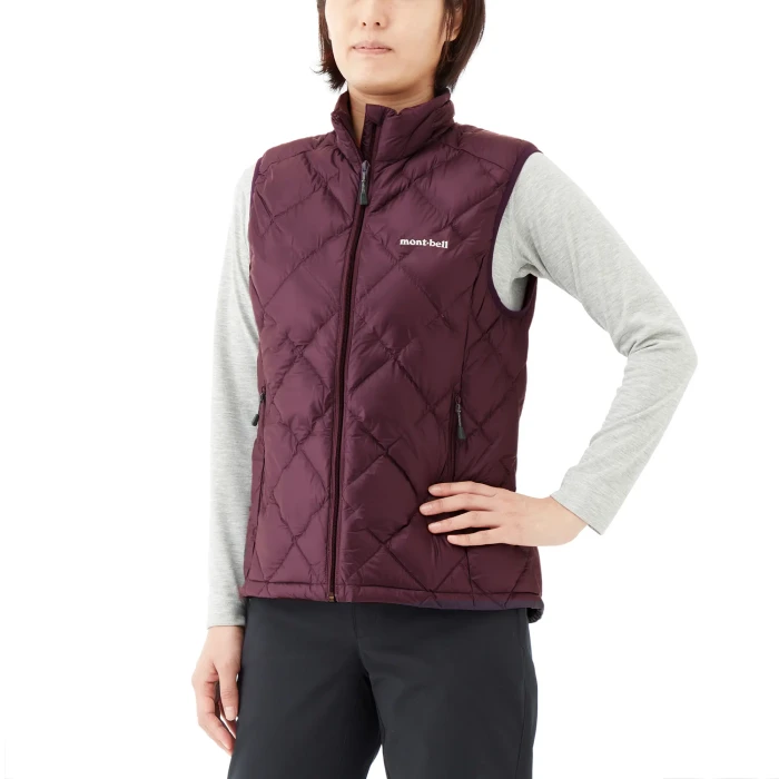 モンベル スペリオダウンベストWomen's Mサイズ　ルビー色used スペリオダウン ベスト Women's｜モンベル