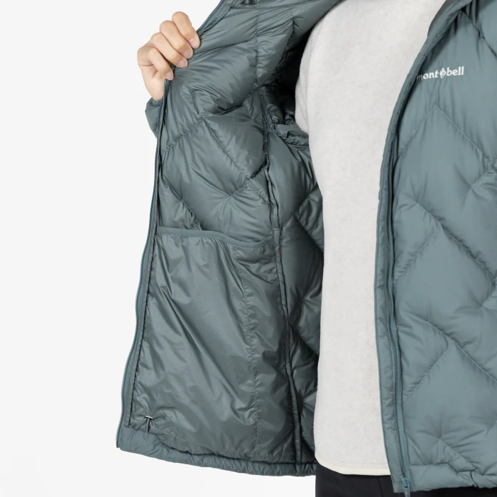 montbell 水色 ネージュダウンパーカ　レディースS袋付き US ネージュダウン パーカ Women's｜モンベル