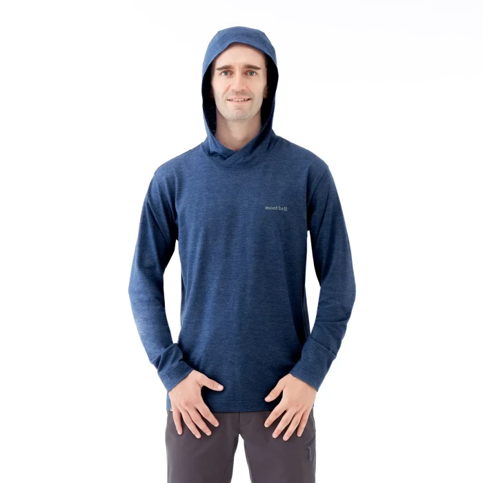 mont bell - モンベル メリノウールプラス ライトフーディー グレー Мサイズ メリノウールプラス ライト フーディー Men's | Montbell Japan