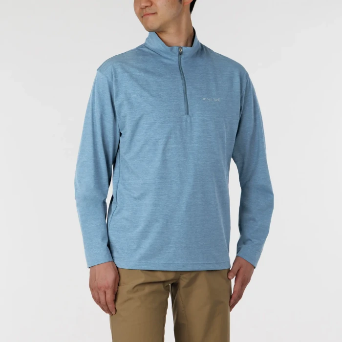 WIC.UVテクト ロングスリーブジップシャツ Men's | Montbell Japan