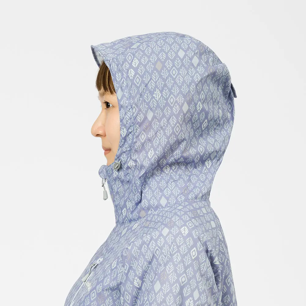 Wind Blast Print Hooded Jacket Women's | Montbell America Wind Blast Print Hooded Jacket Women's | Montbell America