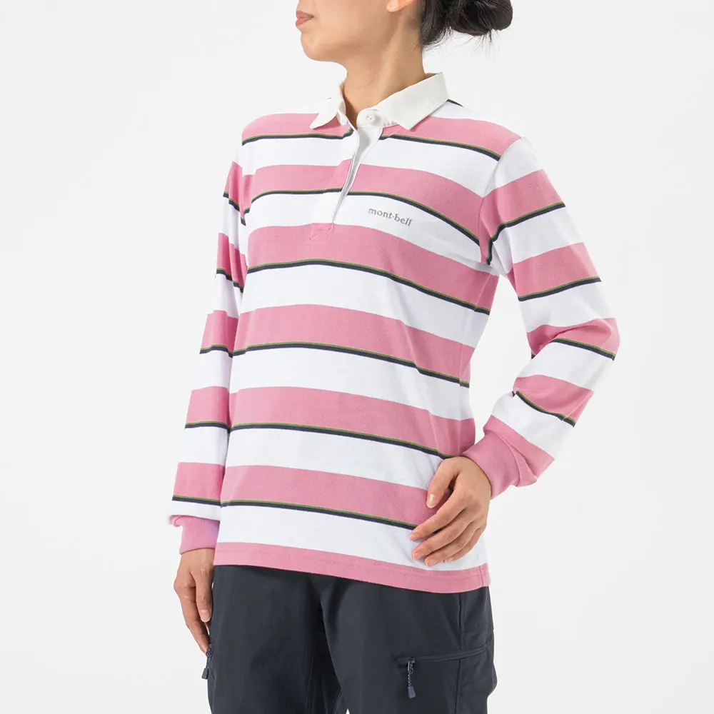 WIC.ラガーシャツロングスリーブ Women's | Montbell Japan