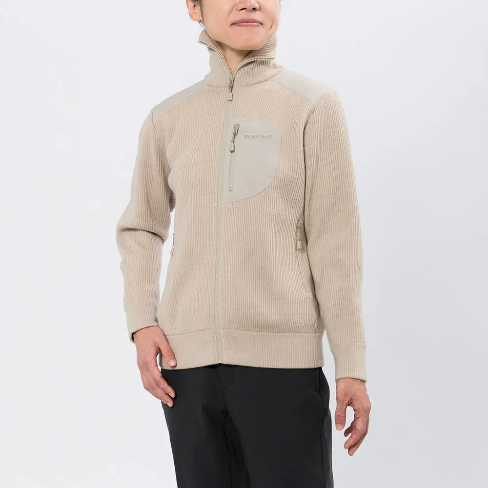ミッテルレギ フルジップ セーター Women's | Montbell Japan