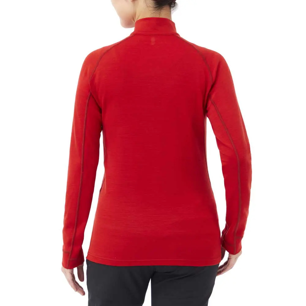 メリノウールプラスアクション ジップネック Women's | Montbell Europe