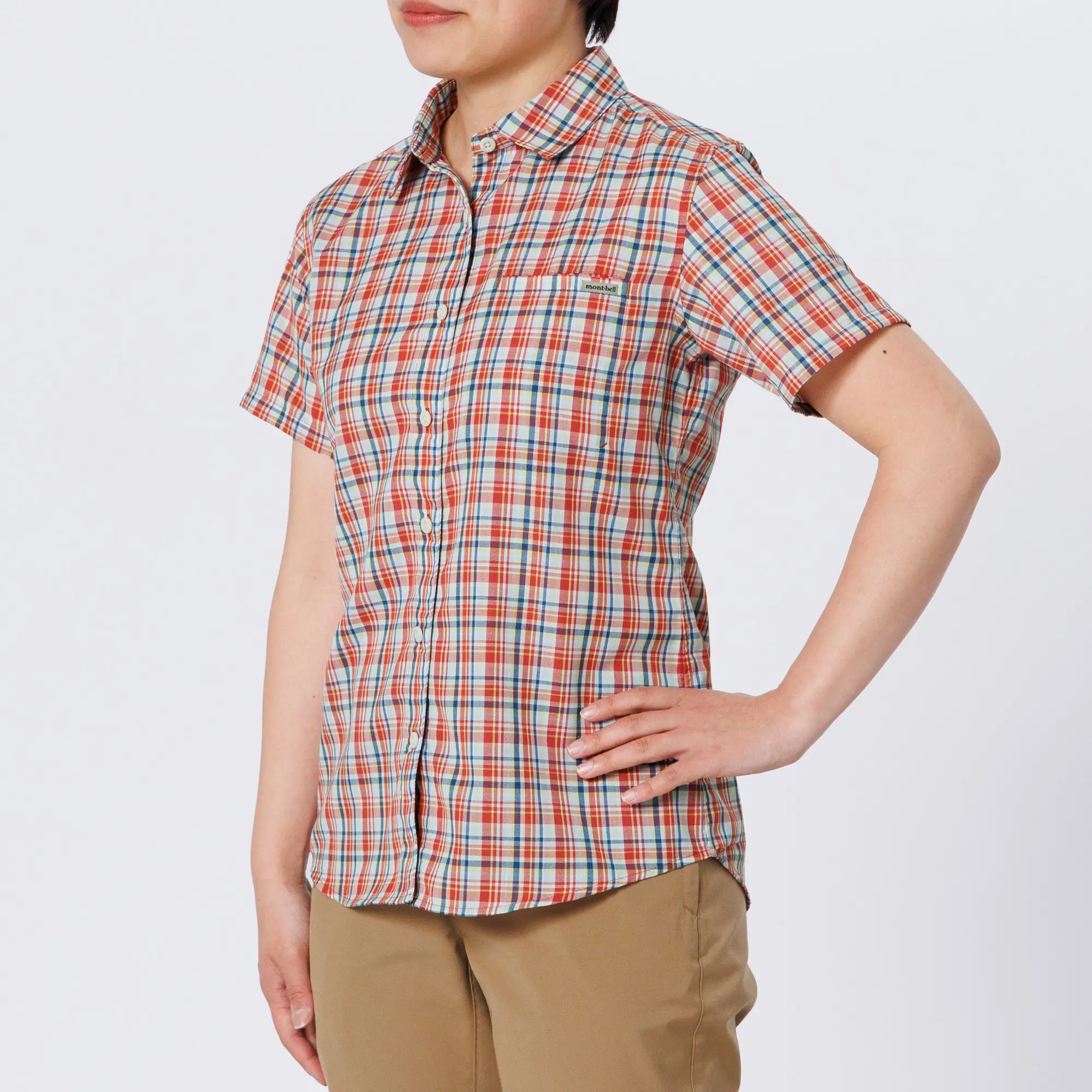 Wickron Light Single Pocket Short Sleeve Shirt Women's | Montbell