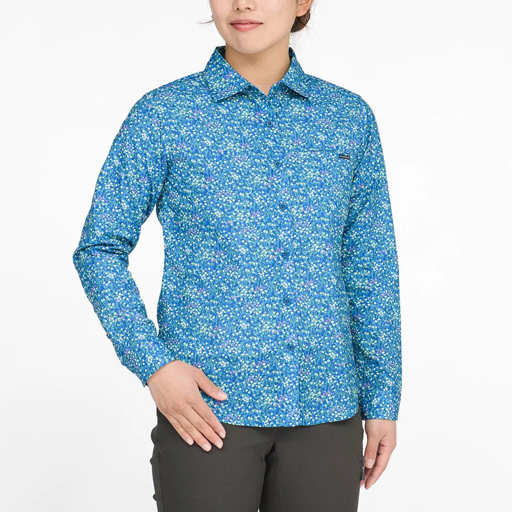 WIC.ライト プリント ロングスリーブシャツ Women's | Montbell Japan