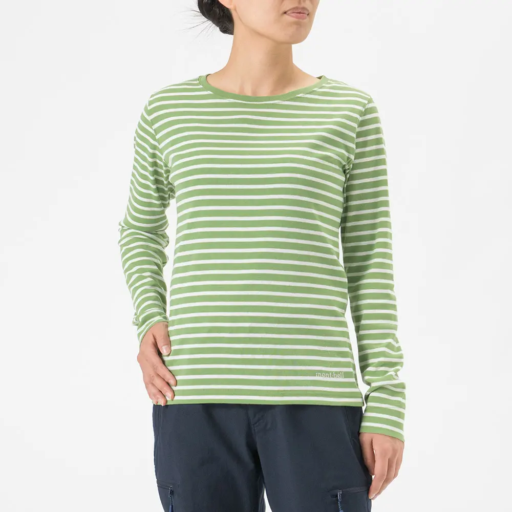 WIC.ボーダー ロングスリーブT Women's | Montbell Japan