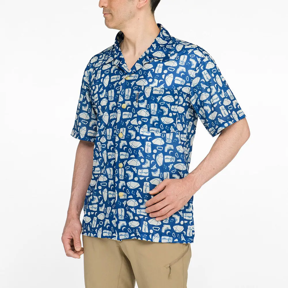 クールメッシュ アロハシャツ Men's | Montbell Europe