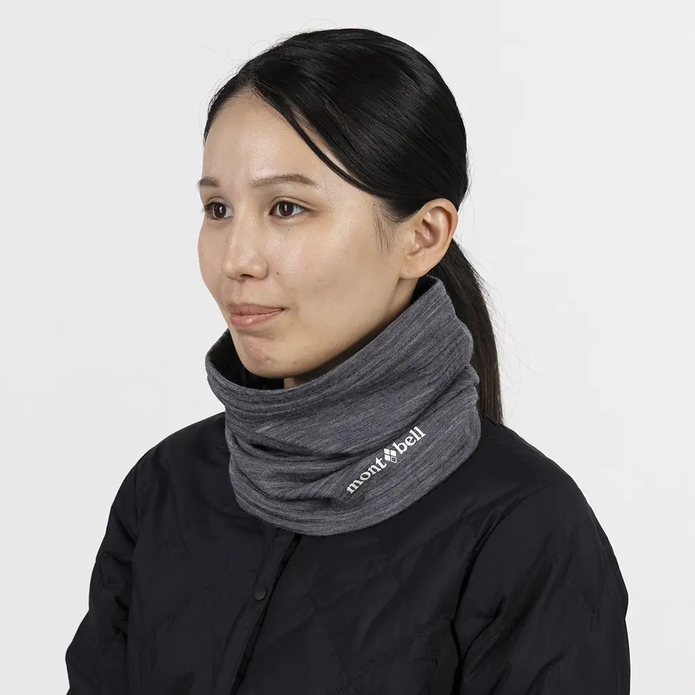 メリノウール ジャカード ネックゲーター ロング　×3　+　 ウォーマーキャップ メリノウール ジャカード ネックゲーター ロング｜モンベル
