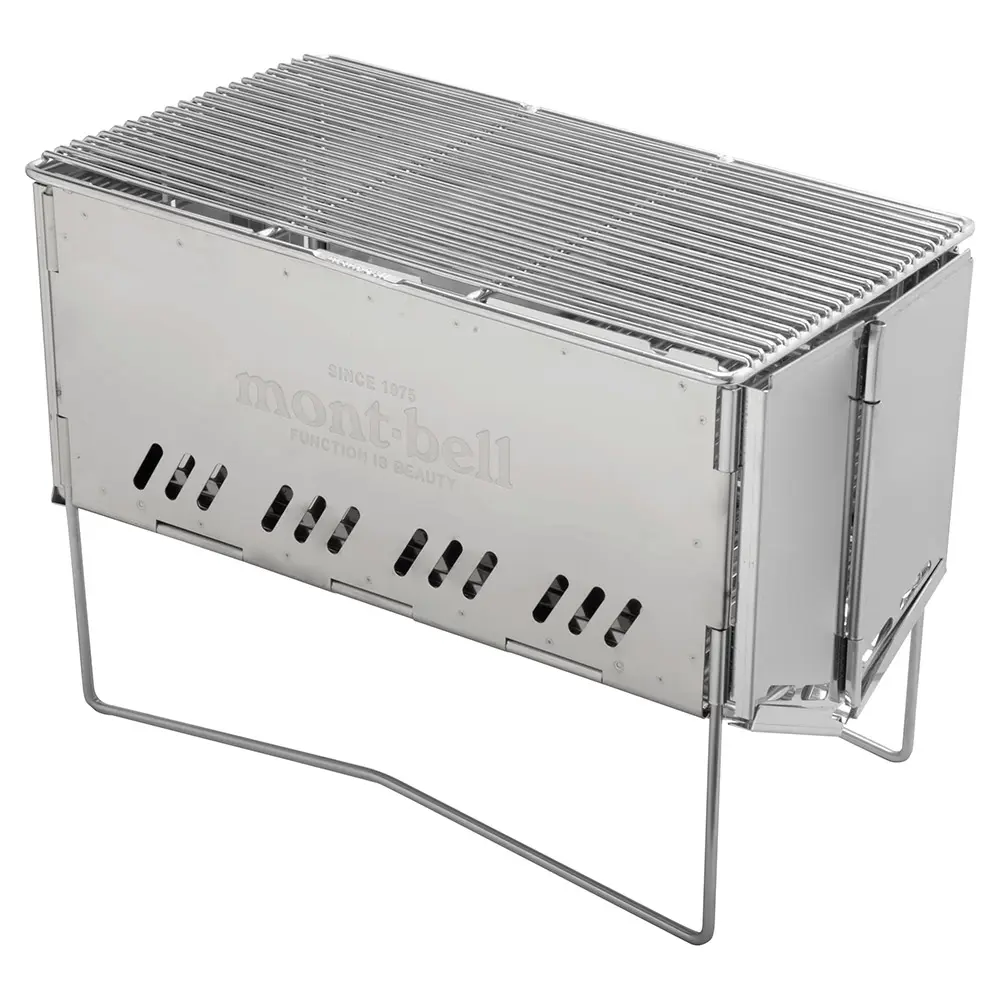 フォールディング ファイヤーピット ステンレス HDグリル S | Montbell