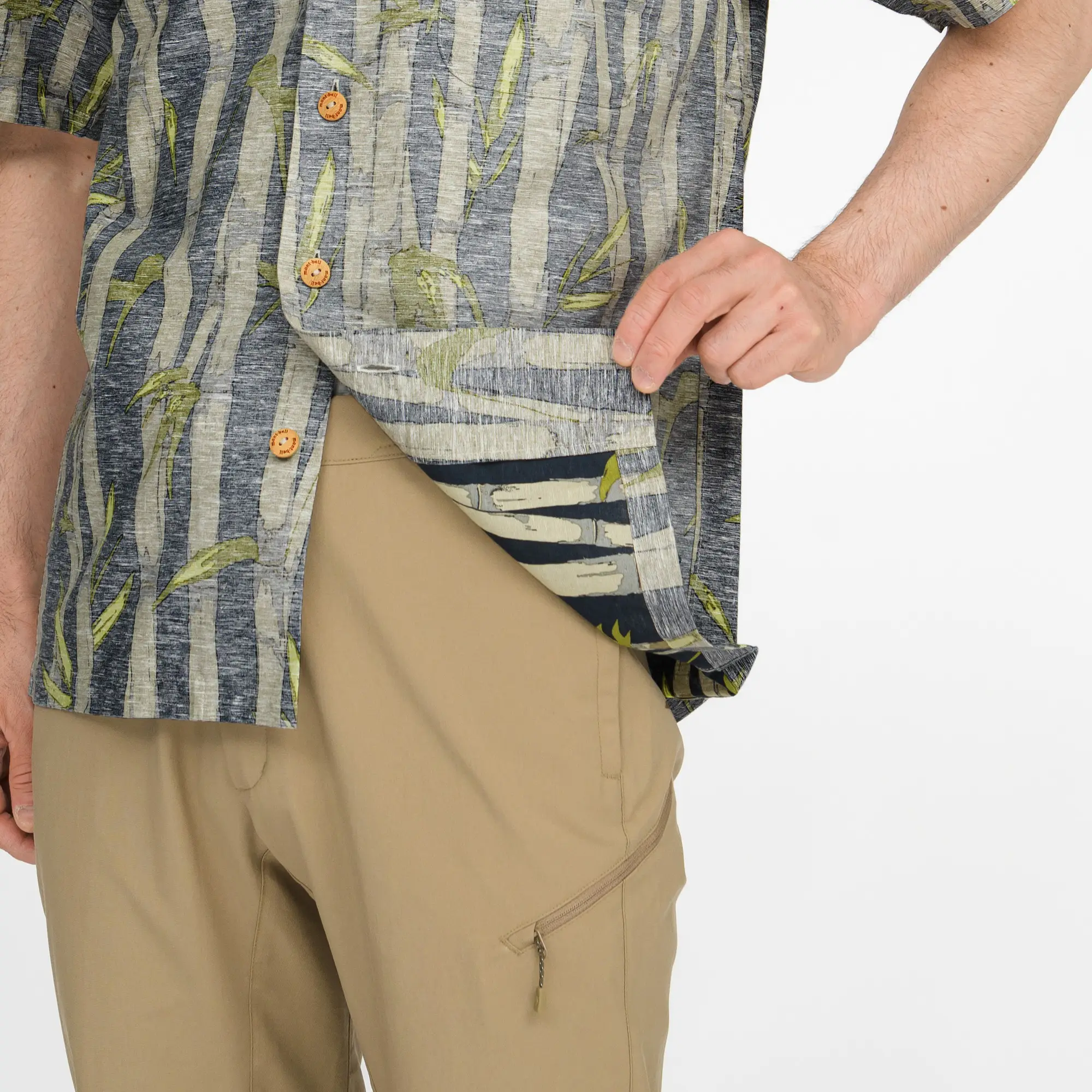 [新品] モンベル TAKEロハ Men's バンブー シャツ Mサイズ TAKEロハ Men's バンブー | Montbell Japan