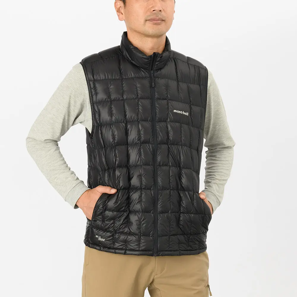 モンベル EX1000 ダウンベスト M ライトアルパインダウン ベスト Men's｜モンベル