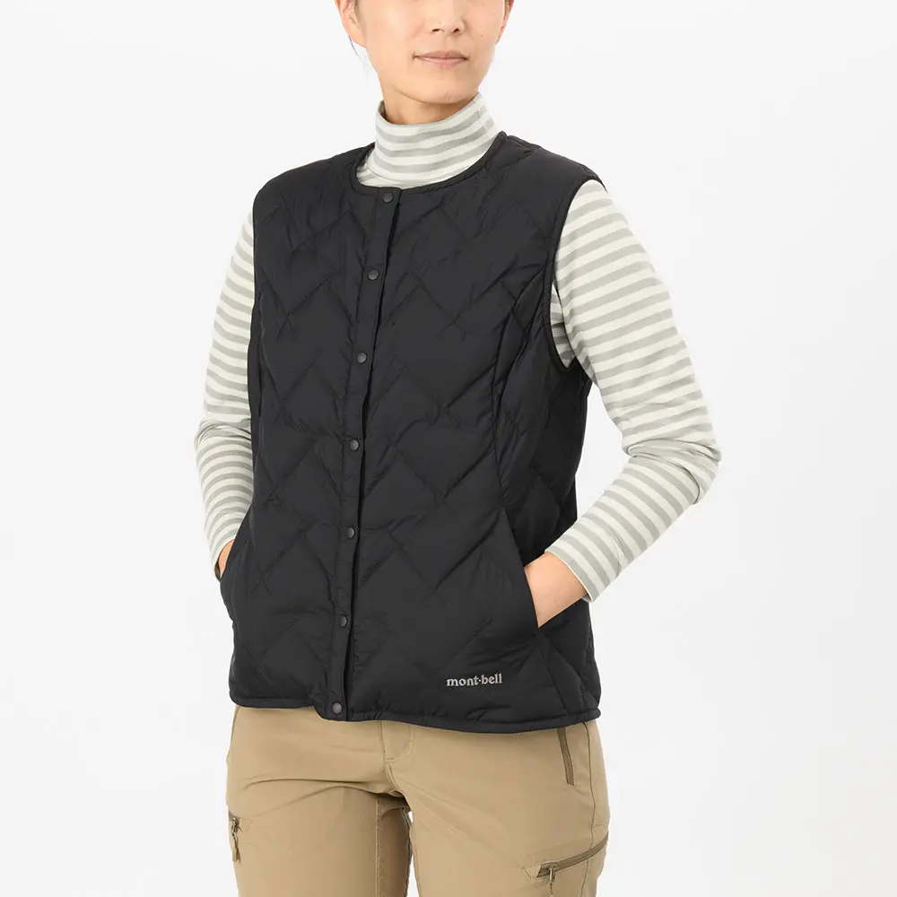 Superior Down Round Neck Vest Women's | Montbell America