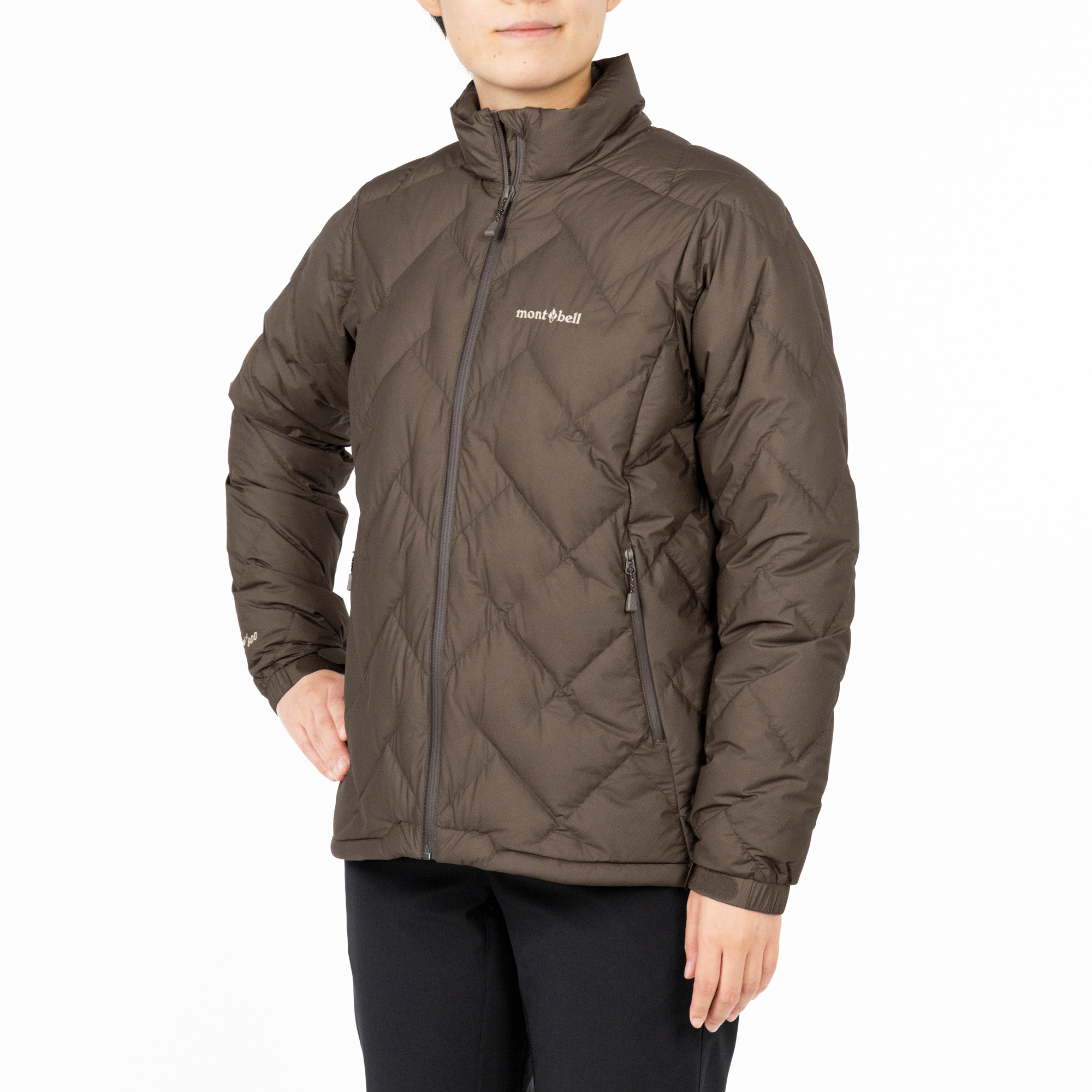 mont-bell ベージュ フード付き ダウンジャケット S パーマフロスト ライトダウンジャケット Women's | Montbell Japan