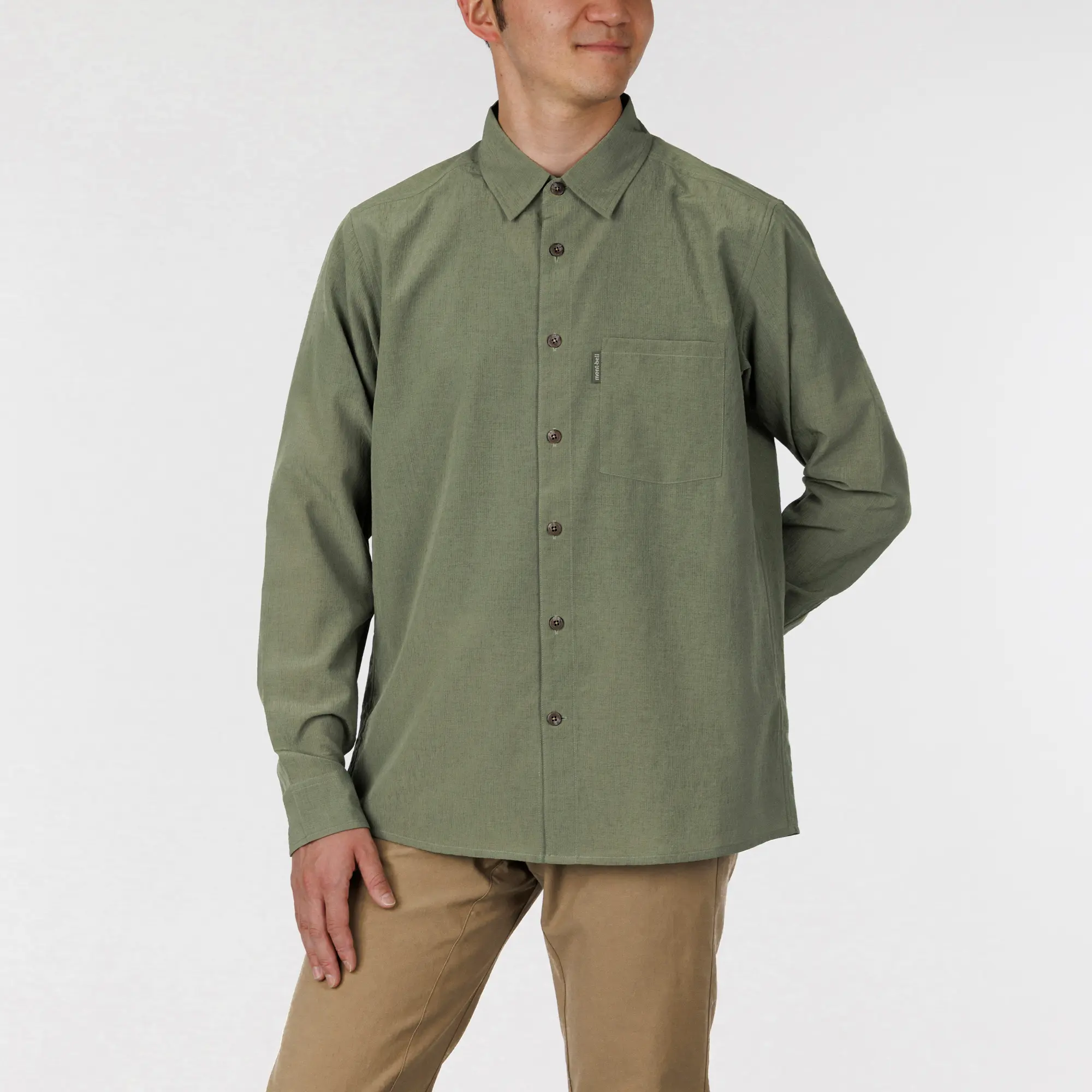 WIC.ブリーズ ロングスリーブシャツ Men's | Montbell Japan