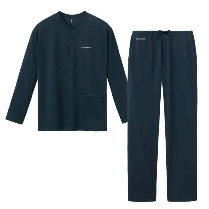 Wickron Travel Knit Pajamas Long Sleeve | Montbell Japan