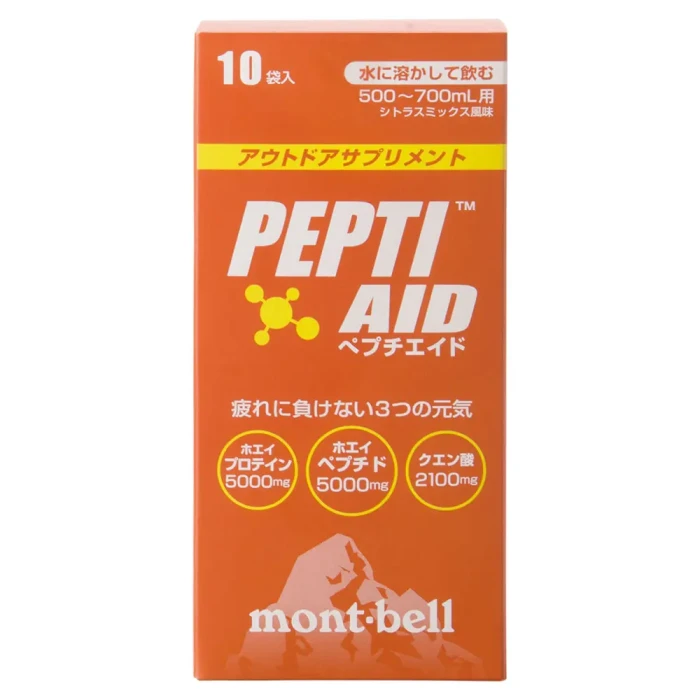 アウトドアサプリメント ペプチエイド 10袋入 | Montbell Japan
