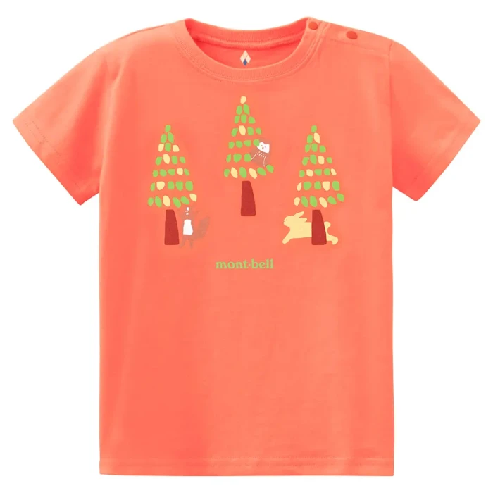 コットンT Baby's ここだよ 80-90 | Montbell Japan
