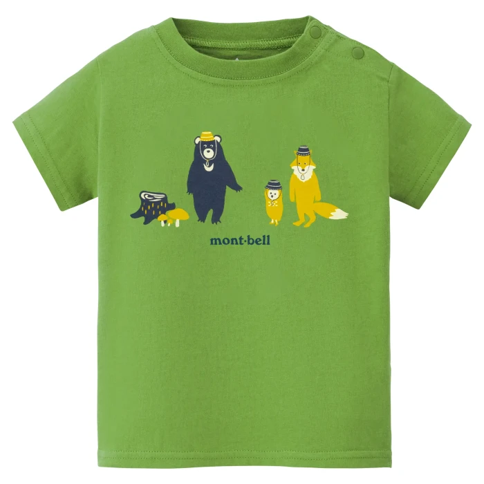 コットンT Baby's キノコみつけた 80-90 | Montbell Japan
