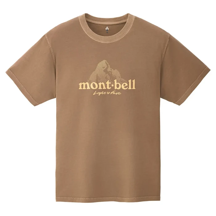 ウォッシュアウト コットンT ドットロゴ | Montbell America