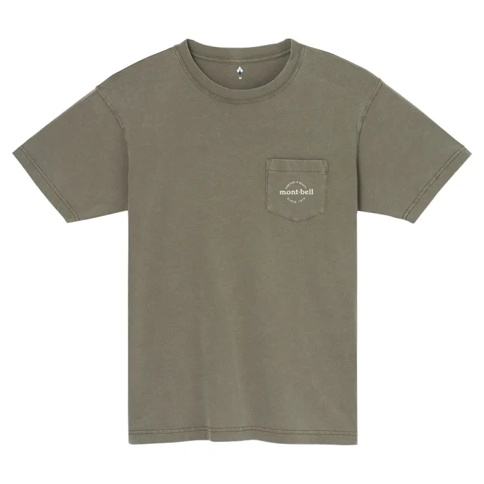 Montbell Men's Wash Out Long Sleeved T-Shirt - Khaki