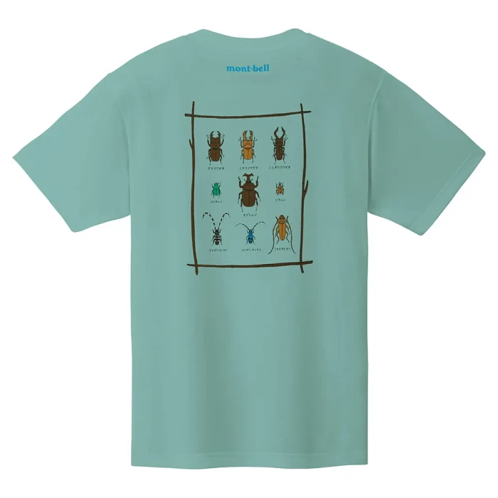 Montbell Men's Wickron Acorns T-Shirt - Light Grey
