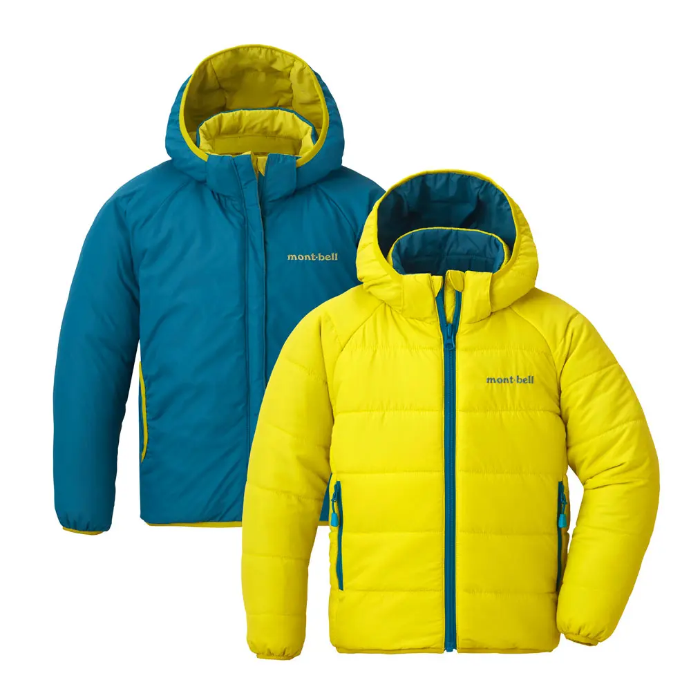 モンベル mont-bell サーマラップ ウォームパーカ Kid's 140 サーマラップ ウォームパーカ Kid's 130-160｜モンベル