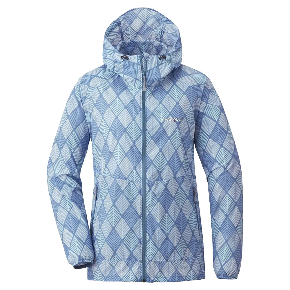 Wind Blast Print Hooded Jacket Women's | Montbell America Wind Blast Print Hooded Jacket Women's | Montbell America