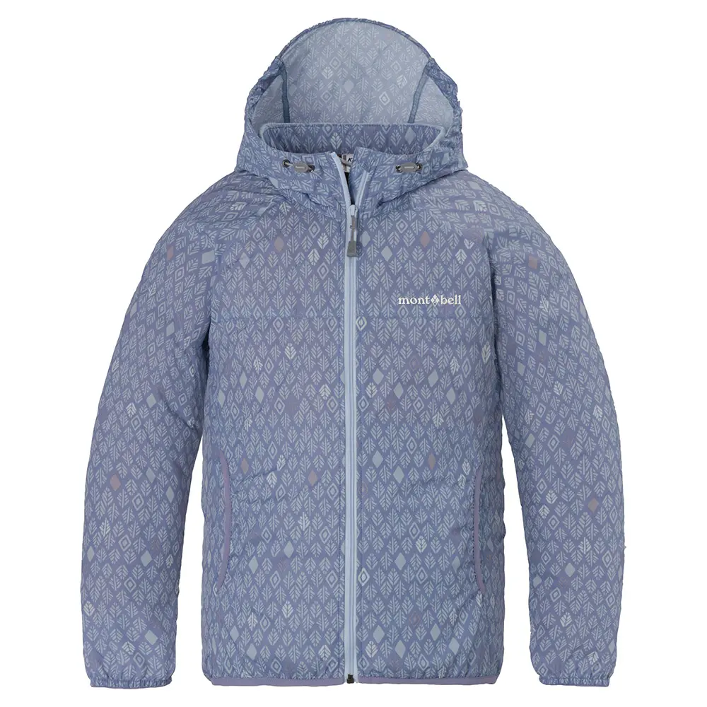 Wind Blast Print Hooded Jacket Kid's 140 - 160 | Montbell Japan Wind Blast Print Hooded Jacket Kid's 140 - 160 | Montbell Japan