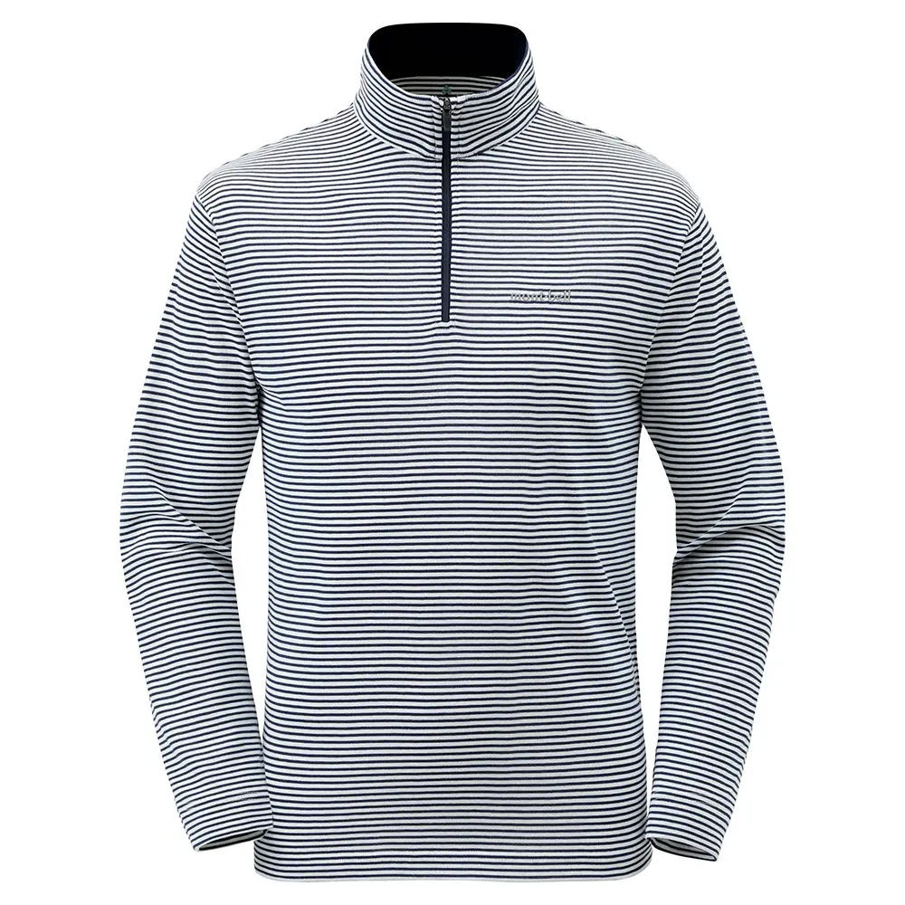 Wickron Striped Long Sleeve Zip Shirt Men's | Montbell Japan
